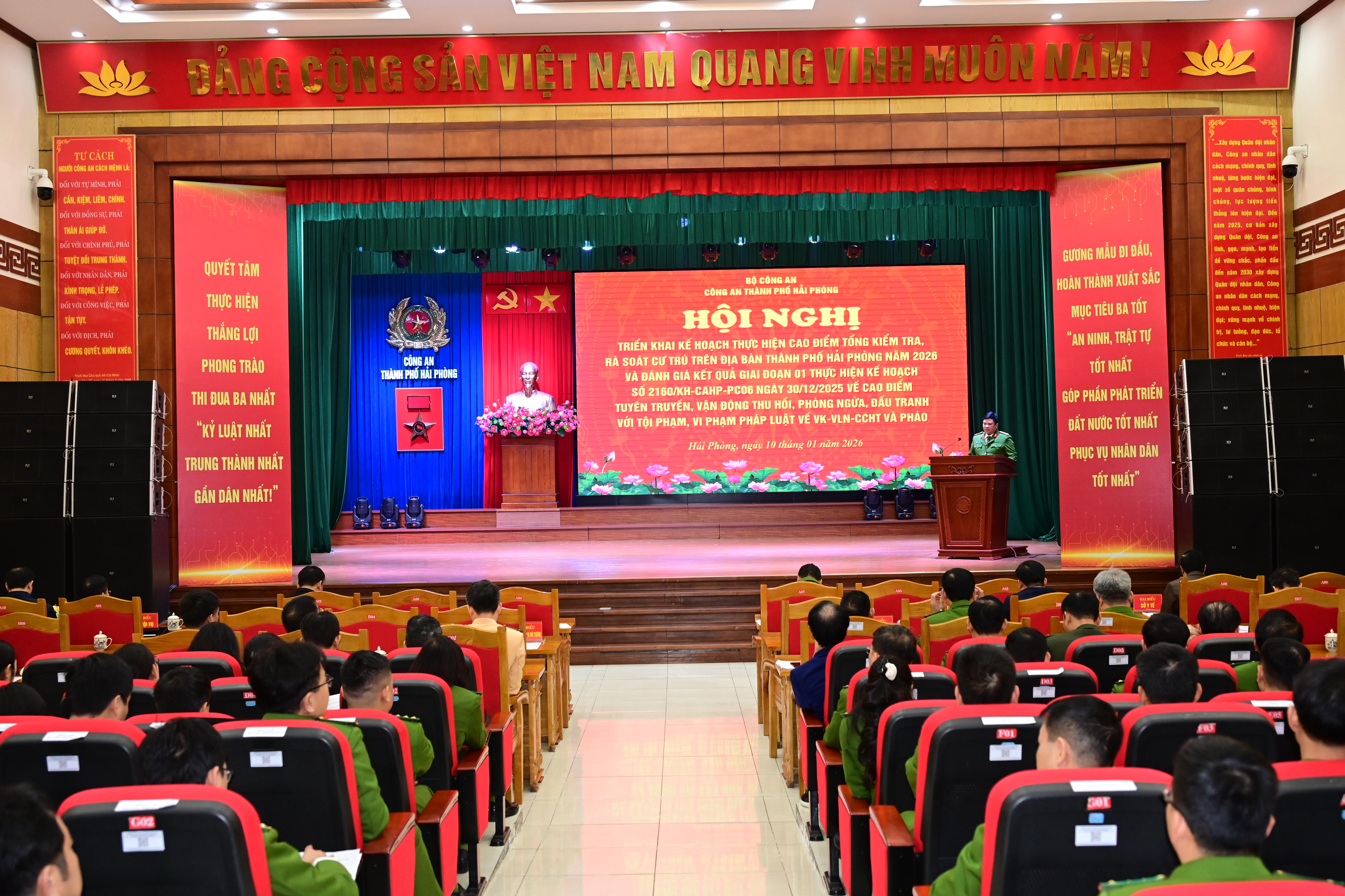 Triển khai cao điểm tổng kiểm tra, rà soát cư trú trên địa bàn thành phố năm 2026